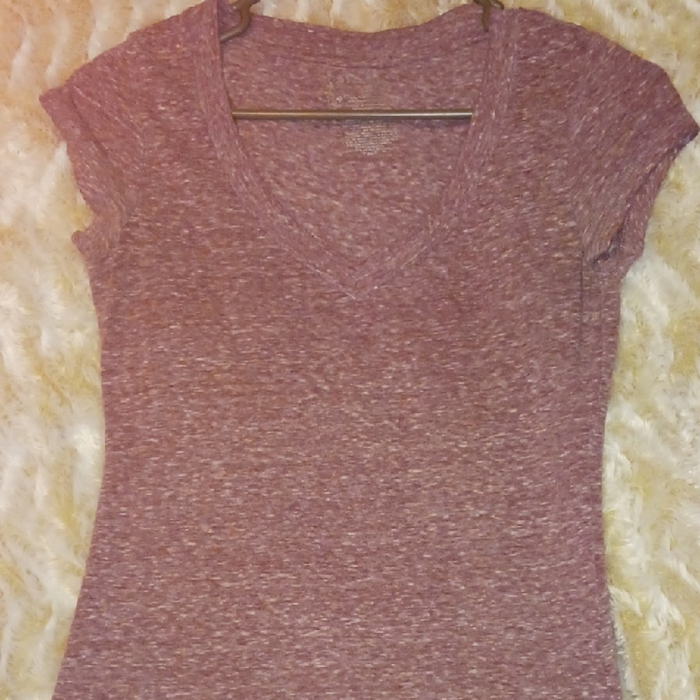 No Boundaries Pink Fitted Short Sleeve Tee